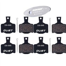 CYCEARTH Lot de 4 Paires de Plaquettes de Frein de vélo pour Magura MT2 MT4 MT6 MT8 (Semi-métallique)