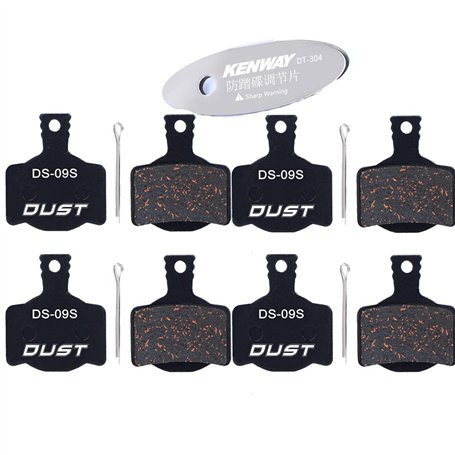 CYCEARTH Lot de 4 Paires de Plaquettes de Frein de vélo pour Magura MT2 MT4 MT6 MT8 (Semi-métallique)