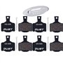 CYCEARTH Lot de 4 Paires de Plaquettes de Frein de vélo pour Magura MT2 MT4 MT6 MT8 (Semi-métallique)