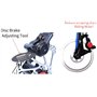 CYCEARTH Lot de 4 Paires de Plaquettes de Frein de vélo pour Magura MT2 MT4 MT6 MT8 (Semi-métallique)