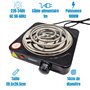 Allume Charbon Chicha Electrique 1000 W - Plaque Chauffante pour Charbon Naturel - Diamètre 14 Cm - Couleur Noir