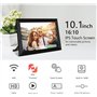 Frameo Digital Photo Frame WiFi Cloud 10.1 Pouces 1280x800 IPS Tactile Screen Configuration Facile pour Partager ou Une vidéo Vi