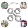 Écrou à Oeil de Levage M4 12Pcs Écrou à Anneau Femelle Acier Inoxydable Écrou Fileté Femelle en Forme Danneau de Quincaillerie p