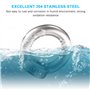 Écrou à Oeil de Levage M4 12Pcs Écrou à Anneau Femelle Acier Inoxydable Écrou Fileté Femelle en Forme Danneau de Quincaillerie p