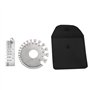 OTOTEC Lot de 2 appareils de mesure standard en acier inoxydable AWG et SA
