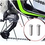 100 Pcs Embouts de Câble de Frein, 12 mm Embouts Câble Vélo en Alliage Embout Frein Velo pour Vélo de Montagne (Argent)