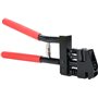 FreeTec pince à sertir et poinçonner, 2 en 1 pince à soyer et de poinçonnage de tôle, 5 mm, pince à poinçonner robuste pour tôle
