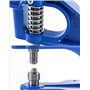 QWORK® Presse a Oeillets, Machine à Poinçonner à Oeillets Presse à Oeillets avec 3 Matrices et 1500 Oeillets, pour Cuir Textile