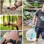 Sipiris 6 Pièces Paracorde Bracelet de Survie,Multifonctions Bracelet de Survie pour Les Randonneurs, Les Aventuriers, Les Explo