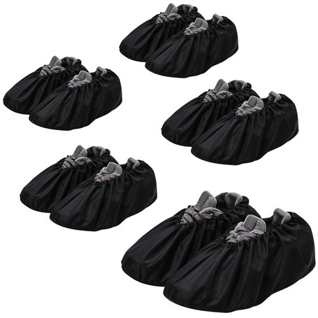 youtu 5 Paires réutilisable hommes femmes imperméable Imperméable anti-poussière mudproof Chaussures Housse Respirant étanchéité