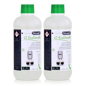 De'Longhi artwork SER3018 EcoDecalk Lot de 2 bouteilles d'anti-calcaire pour cafetière ou robots café toutes marques