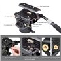 caméra vidéo K6 Trépied Tête panoramique à Friction pour Appareil Photo Reflex Canon Nikon Sony Olympus Sony