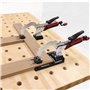 Milescraft 4006 Pince d'établi de 7,6 cm – Pince de maintien robuste avec coussinet en caoutchouc non marquant pour une utilisat