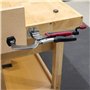 Milescraft 4006 Pince d'établi de 7,6 cm – Pince de maintien robuste avec coussinet en caoutchouc non marquant pour une utilisat