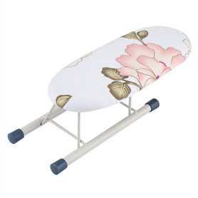 Mini planche à repasser pliable avec housse de protection décorative