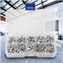 400pcs Flat Head Aluminium Solid Rivet Multi-size M3 Rivets 4/5/6/8/8/10/12/14/16mm