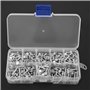 400pcs Rivet Set, 400pcs Flat Head Aluminium Solid Rivet Multi-size M3 Rivets 4/5/6/8/8/10/12/14/16mm
