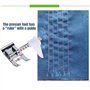 Kylewo Pied de surjet Pied de surjet pour Singer, Pied de biche Pied de surjet pour Machines à Coudre Singer Tradition Line 2250