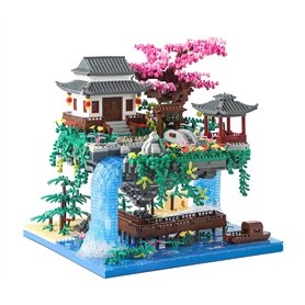 Piscine de Fleurs de pêcher Construction Maquette Set