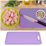 Planche à découper Planche à découper en silicone de qualité alimentaire À la maison Utilisation de la cuisine Pourpre Flexible 