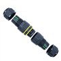 CENPEK 2 pièces boîte de jonction extérieure étanche IP68 connecteur de câble électrique 2 Voies M16 Prise Fil Gamme 3.5 à 7mm b