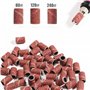 N| Woohome 574 PCS Tambour de Poncage Ensemble, 540 PCS Bandes de Ponçage, 30 PCS Tambour Mandrin pour Dremel Outils Rotatifs, M