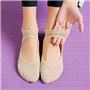2 Paires de Chaussettes de Yoga, Chaussettes de Yoga pour Femmes, Poignées Antidérapantes avec Sangles Idéales pour le Pilates, 