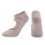 2 Paires de Chaussettes de Yoga, Chaussettes de Yoga pour Femmes, Poignées Antidérapantes avec Sangles Idéales pour le Pilates, 