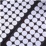 YANGWEN 200 Pièces Autocollantes Crochets et Boucles en Nylon Pastille Adhesive 20mm Diamètre Points Ronds Auto-adhésifs (Blanc)