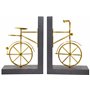 Spiretro Supports de Serre-Livres pour vélo, butées de Livre décoratives avec Fond antidérapant, Support de Livre en Bois et mét
