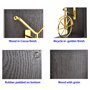 Spiretro Supports de Serre-Livres pour vélo, butées de Livre décoratives avec Fond antidérapant, Support de Livre en Bois et mét