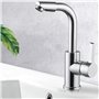 Guador Robinet de Lavabo 360° Rotation Robinet de Salle de Bain Eau Froide Et Chaude Robinet Monocommande Mitigeur Lavabo Robine