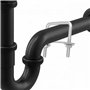 CHUENKUK Lot de 10 boulons en U M8, 80 mm en acier inoxydable, accessoires de boulon en U carrés, pour automobile, plomberie, ma