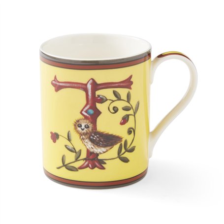 Spode Kit Kemp – Mug Alphabet (Kit Kemp – Alphabet T)