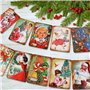 UCLEVER Lot de 15 bannières de Noël vintage – Bannière de Noël d'intérieur pour vacances, maison, bureau, cheminée, fournitures 
