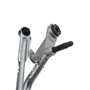 Frankberg 1x Tringlerie d'Essuie-Glace de Pare-brise sans Moteur Avant Gauche ou Droite Compatible avec Clio IV BH 2012-2022 Cli