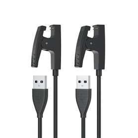 Sinoacc Lot de 2 chargeurs (1 m) pour Garmin Lily