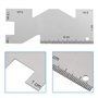 Règle en métal, Appareil de Mesure en métal 1 pièce, règle de Couette exacte, Outil de Couture, Accessoires pour la Couture et l