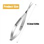 DARENYI Coupe Cuticule Ongle, Ciseaux à Cuticules Professionnels Lame Incurvée en Acier Inoxydable Manucure Pédicure Beauté Toil