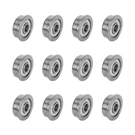 Ruimou Lot de 12 roulements à billes à bride profonde F624zz (4 mm x 13 mm x 5 mm) pour imprimante 3D