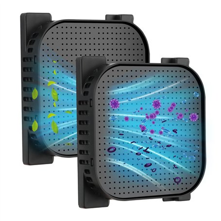 Lot de 2 filtres à charbon actif pour réfrigérateur Liebherr Fresh Air