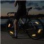 CHDZSW Lot de 8 réflecteurs de vélo - Réflecteurs de rayons - Réflecteurs yeux de chat
