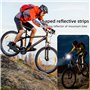 CHDZSW Lot de 8 réflecteurs de vélo - Réflecteurs de rayons - Réflecteurs yeux de chat