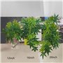 40cm/16in Plantes d'aquarium Végétaux Faux Plastique Artificiel Plantes d'herbe d'eau pour Fish Tank Aquarium Décor Plantes susp