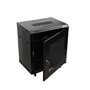 ECUTEE 12HE Armoire murale réseau 19" - Rack polyvalent - Boîtier réseau avec 4 roues amovibles - Charge maximale : 60 kg - Avec