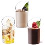 KAHEIGN 100 Pièces Mini Verrines à Dessert Coudées