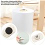 Mini Roulette Auto-Adhésive Roulettes Pivotantes Autocollantes 8Pièces Roulettes en Plastique pour Meubles, Roulettes de Boîte d