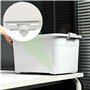 Mini Roulette Auto-Adhésive Roulettes Pivotantes Autocollantes 8Pièces Roulettes en Plastique pour Meubles, Roulettes de Boîte d