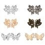 TRKETK 6 Pièces Bouton de Taille Papillon Serre Taille Pantalon Pinces à Boutons Papillon Réglables et Amovibles Boutons de Jean