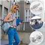 TRKETK 6 Pièces Bouton de Taille Papillon Serre Taille Pantalon Pinces à Boutons Papillon Réglables et Amovibles Boutons de Jean
